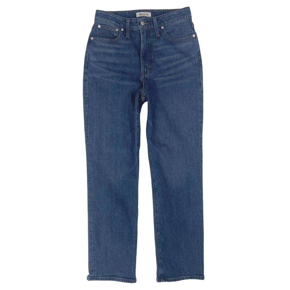 Madewell Curvy Perfect Vintage Straight Jean 29 8 10 Classic 90s Minimalist Prep